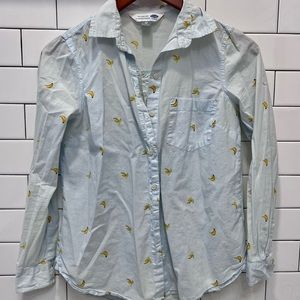 Old Navy Classic Shirt with Banana Print 🍌